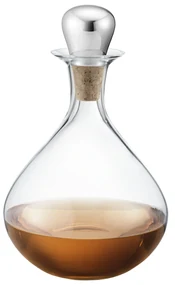 Decantor de băuturi Sky cu dop de oțel, 145cl - Georg Jensen