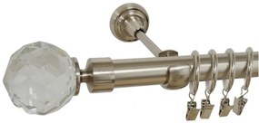 Galere simpla KULA CRYSTAL /25 - INOX (Alege marime: 180 cm)