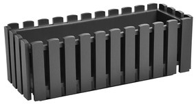 Ghiveci Gardenico Fency, antracit, 50 x 18,5 cm, 50 cm