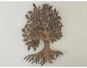 Li-Go 5732/DUB/S2 - Decorațiune LED de perete/10W/5V 20000 mAh 68x80 cm stejar