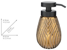 Dozator de săpun lichid auriu din ceramică 330 ml Idro – Wenko