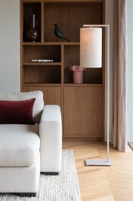 Lampa de podea Boston metal sand abajur in deschis