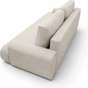Canapea extensibilă pentru dormit Lotulis - chenille bej deschis Vibe 06