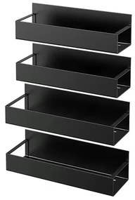 Set 4 etajere Livit Corth, metal negru