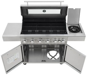 Gratar pe gaz Minnesota BBQ cu 6 arzatoare + 1 arzator lateral