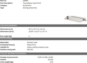 Tava design LUX Isabena 106587 HZ