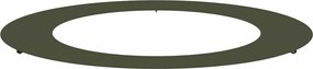 vidaXL potrivit pentru inel de copac plat Olivengrønn Ø60 / 90 cm Oțel