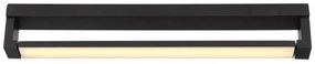 Aplica LED Susi 41498B, 12W, 880lm, lumina calda, neagra mata, IP44, Globo