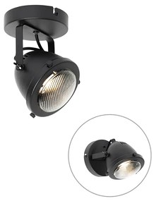Spotlight industrial negru reglabil - Emado