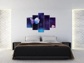 Tablou - Flutute în lavandă (150x105 cm)