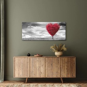 Tablou -Inima din coroanele copacilor (120x50 cm)