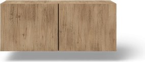 Comodă TV Lila montat pe perete TV – 100x40x41 cm – Stejar Artisan