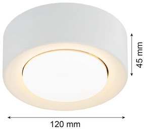 Spot tavan, Mini plafoniera ELORA 8915 alb crem