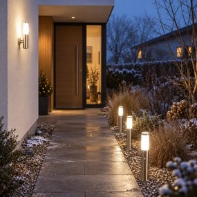 BRILAGI - Lampă de exterior cu senzor ELIA 1xE27/20W/230V IP44 50 cm crom