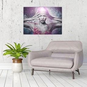 Tablou pe sticlă - Energie (70x50 cm)