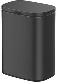 Wenko Coș de gunoi de perete Sare 5 l, negru