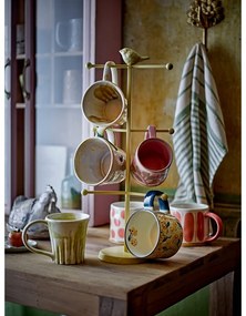 Căni somon/crem 3 buc. din gresie 450 ml Linora – Bloomingville