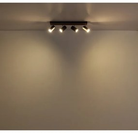Spot Globo 57909-4 KAYDEN 4xGU10/25W/230V negru