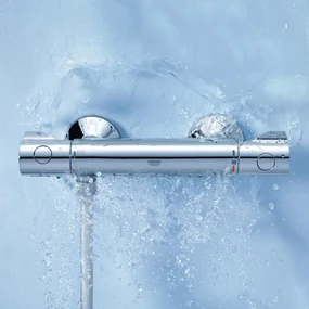 Baterie cabina dus,termostat Grohtherm 800,crom,fara set dus-34558000