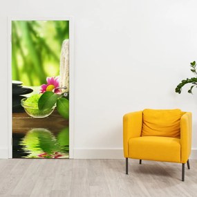 Fototapet pentru ușă - Ustensile pentru masaj (95x205cm)