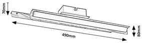 Lustra LED aplicata design modern Remiel