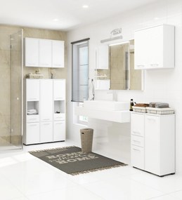 Dulap de perete pentru baie Farid TYP5 (alb). 1068876