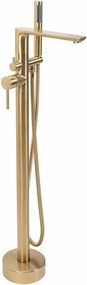 Baterie monocomanda pentru cada freestanding auriu Rea Aras