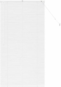 vidaXL Jaluzele venetiene Manual Alb 175 x 95 cm Aluminiu