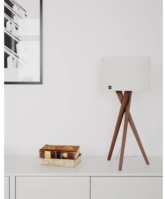 ByRydens Lampă de masă VEGA 1xE27/8W/230V, alb/nuc (4002720-6003)