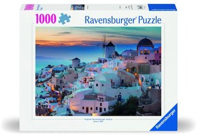 RAVENSBURGER - PUZZLE NOAPTEA IN SANTORINI 1000 PIESE DESIGN NOU - RAVENSBURGER (RVSPA00663)