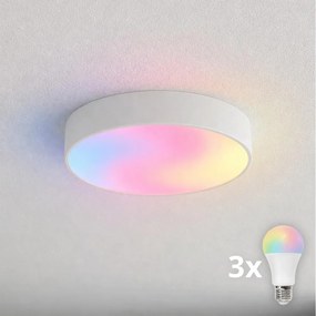 BRILAGI - Plafonieră LED RGBW reglabilă pentru baie CLARE 3xE27/12W/230V IP54 alb