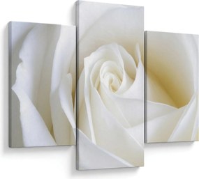 Tablou cu tandafir alb (90x60 cm)