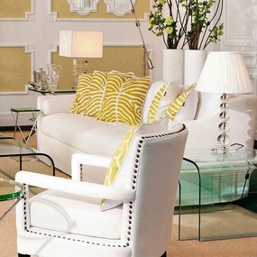 Perna decorativa design LUX Zebra Lime 107827 HZ