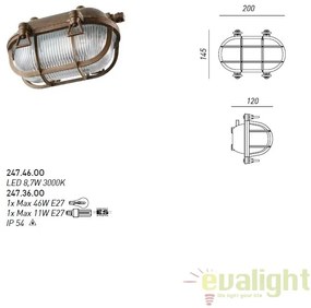 Aplica exterior cu protectie IP54 Marina, L-20cm 247.36.OO