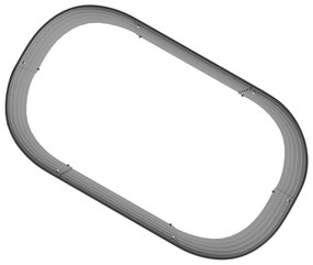 Outsunny Pat de plante Modulare, rezistent la intemperii, fund deschis, 105 x 62 x 30 cm, Argintiu | Aosom Romania