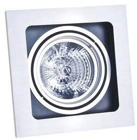 Spot incastrabil directionabil de tavan/plafon SISTO 1 WH/BK