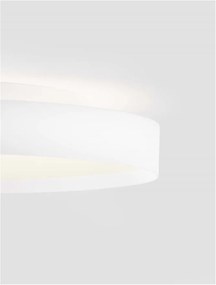 Plafoniera LED design slim ROI alba D-50cm