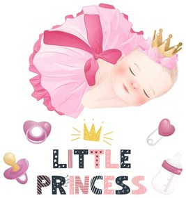 Autocolant Little princess, Art. AC0019