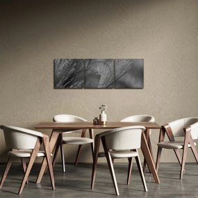 Tablou - Iarbă de pampas uscată (cu ceas) (90x30 cm)