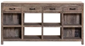 Insula de bucatarie din lemn reciclat, Manufacture