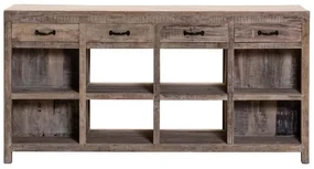 Insula de bucatarie din lemn reciclat, Manufacture