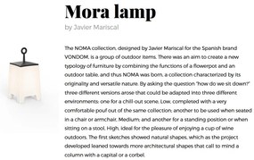 CORP DE ILUMINAT LED DECORATIV MORA LAMP