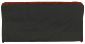 Canapea extensibilă, material textil cărămiziu/model, ASIA NEW