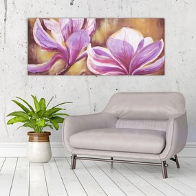 Tablou - Flori de magnolie (120x50 cm)