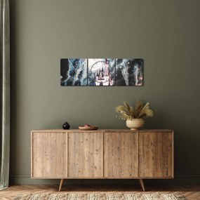 Tablou - Regatul fermecat (cu ceas) (90x30 cm)