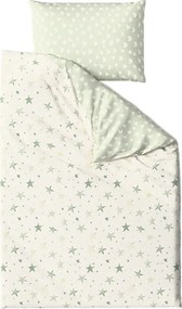 Lenjerie de pat din microfibra STARS HEARTS verzi Dimensiune lenjerie de pat: 70 x 90 cm | 140 x 220 cm