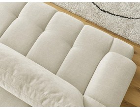 Canapea bej extensibilă/cu spațiu de depozitare 251 cm Fuji – Bobochic Paris