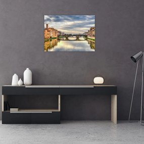 Tablou - Pod peste râu (70x50 cm)
