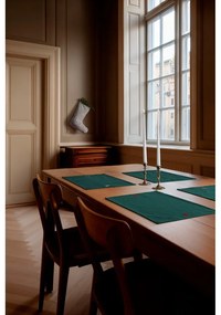 Suport pentru farfurii din amestec de bumbac 30x43 cm cu model de Crăciun Christmas Fable – JUNA