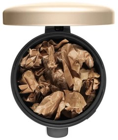 Cos de gunoi cu pedala Brabantia NewIcon 1003209, 30 L, Inchidere lina, Baza antiderapanta, Auriu metalic